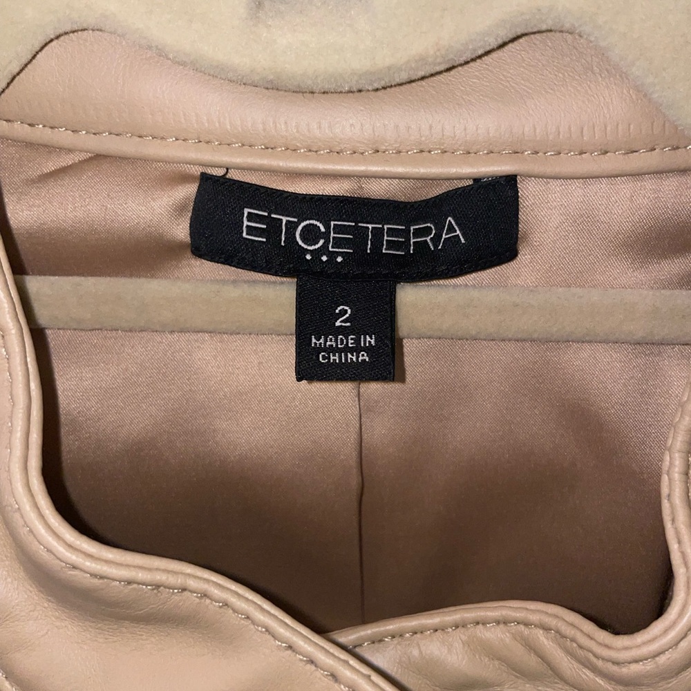 Etcetera Leather Jacket - image 3